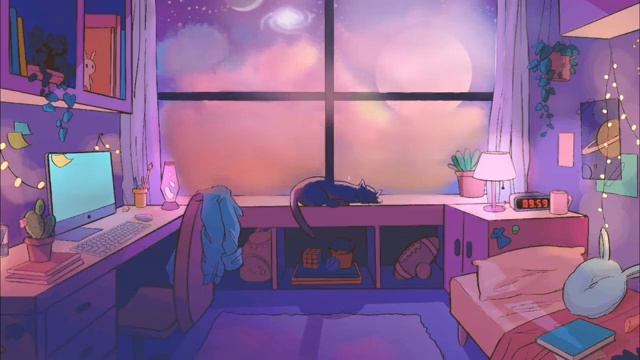 2 Hours Of Relaxing Synthwave Music - No Ads Lofi Dude