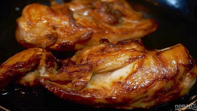 Куриные грудки терияки с ореховым соусом