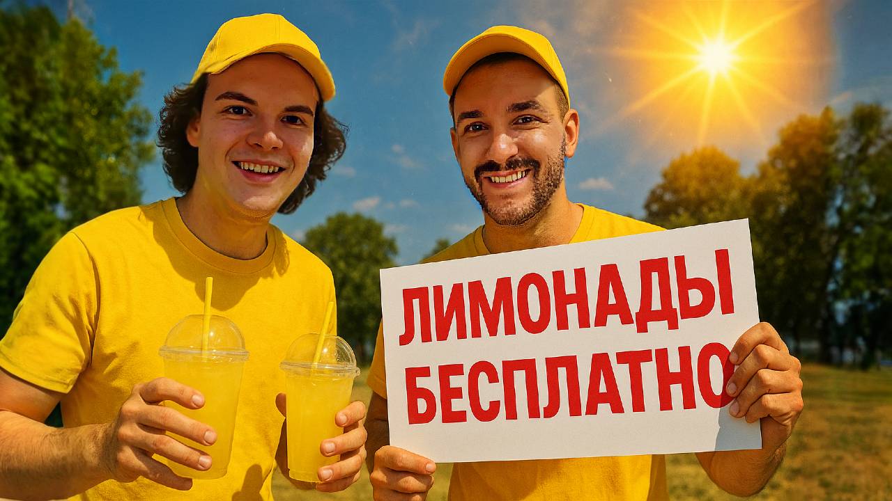 Открыли БЕСПЛАТНЫЙ магазин лимонадов - Сквад ПАЦАНЫ (Комок, Карпухин)