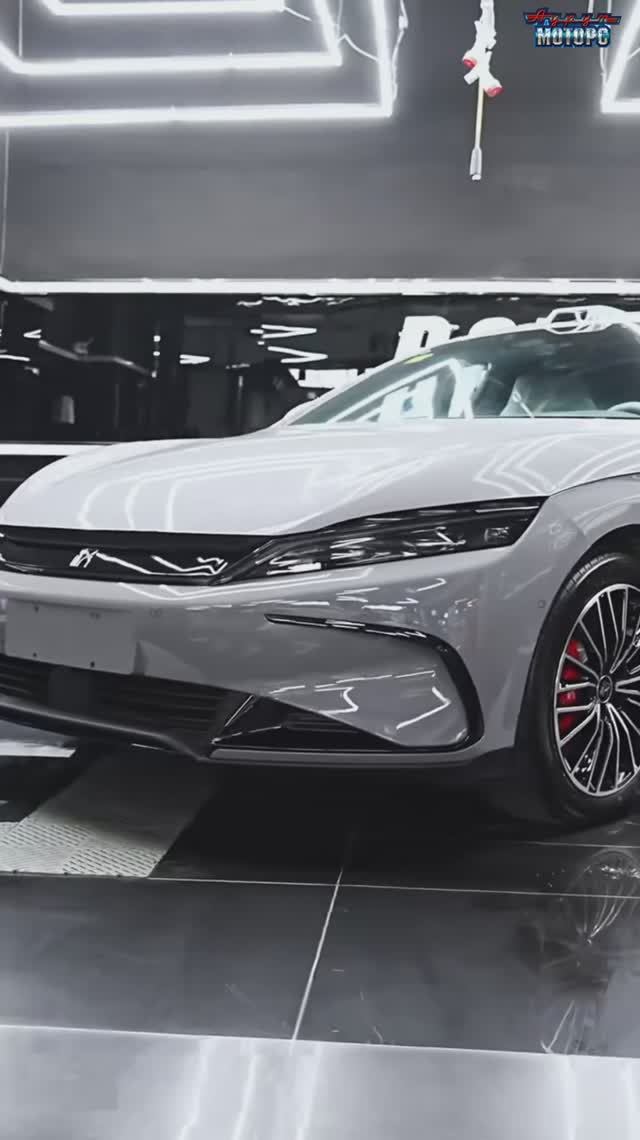 BYD Han EV - - закатали в пленку в Китае