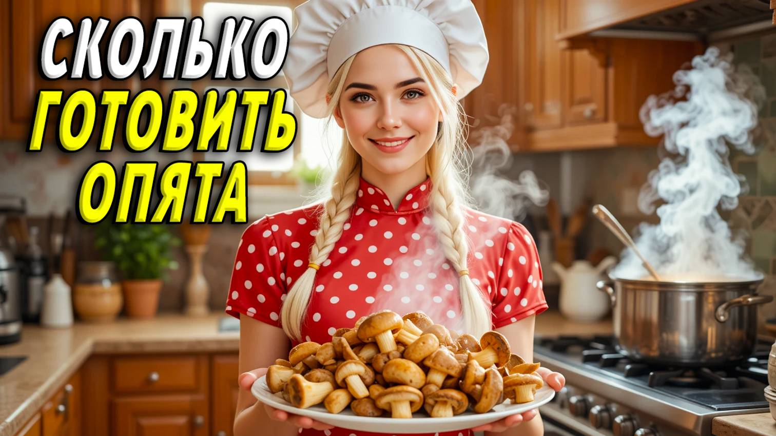 Сколько готовить опята