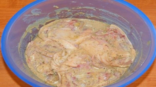 Куриные бедра в соево-горчичном маринаде