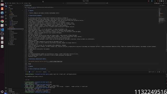 [lab01] Создание отчета