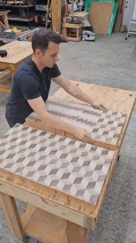 Мастеркласс от суперпрофи по дереву. Столярное искусство - невероятно фантастическая столешница!