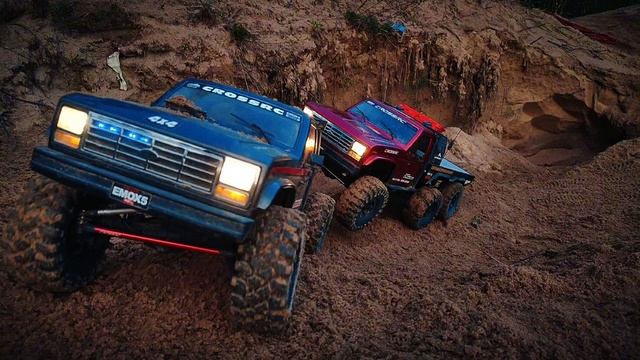 Игра в песочнице радиоуправляемые грузовики Crossrc EMO X5 & XL