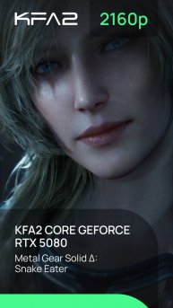 Тест видеокарты KFA2 CORE GeForce RTX 5080 | Metal Gear Solid Δ: Snake Eater | 2160p (4K) разрешение