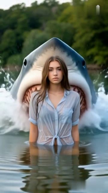 Девушка и Акула: Удивительное соседство