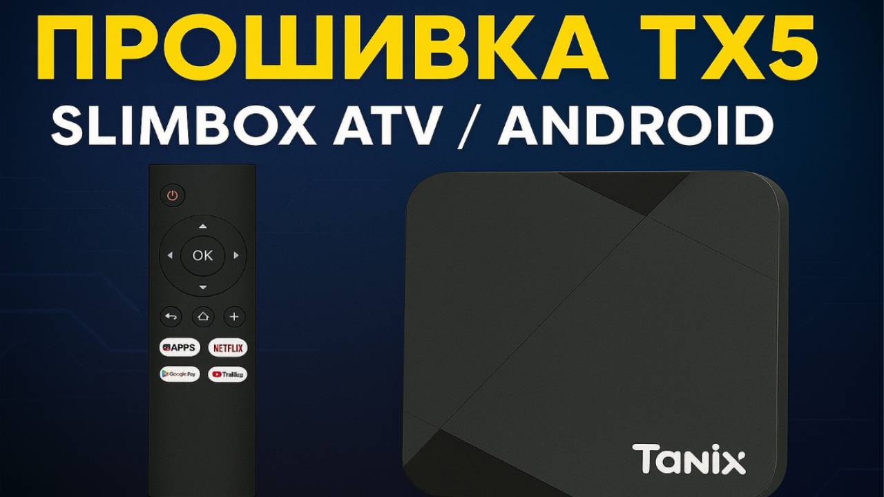 Tanix TX5 — Лучшая прошивка 2025! SLIMBOX ATV Vs Голый Android