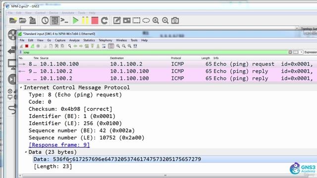 64\005 Demo_ Wireshark, NPM and ICMP