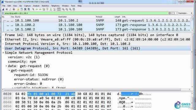 64\006 Demo; Wireshark and SNMP