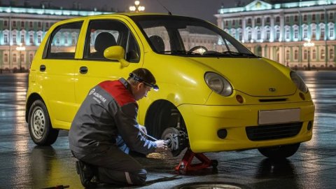Ремонт автомобиля Daewoo Matiz в интересный случай