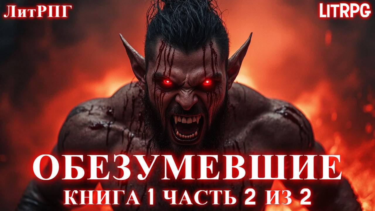 ОБЕЗУМЕВШИЕ | КНИГА 1 ЧАСТЬ 2 из 2 | ФЭНТЕЗИ | ПОПАДАНЦЫ | ФАНТАСТИКА | ЛитРПГ | LitRPG
