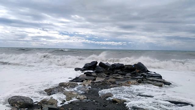 смыло пляж в Якорной щели, шторм 19.09.2025 год