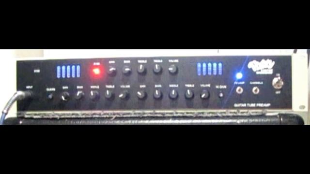 VICTOR CUSTOM ORANGE ROCKVERB 5150 GUITAR PREAMP demo