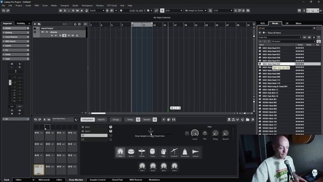 Драм машина в Cubase (drum Machine Pad P1). Обзор от Ivankilar.