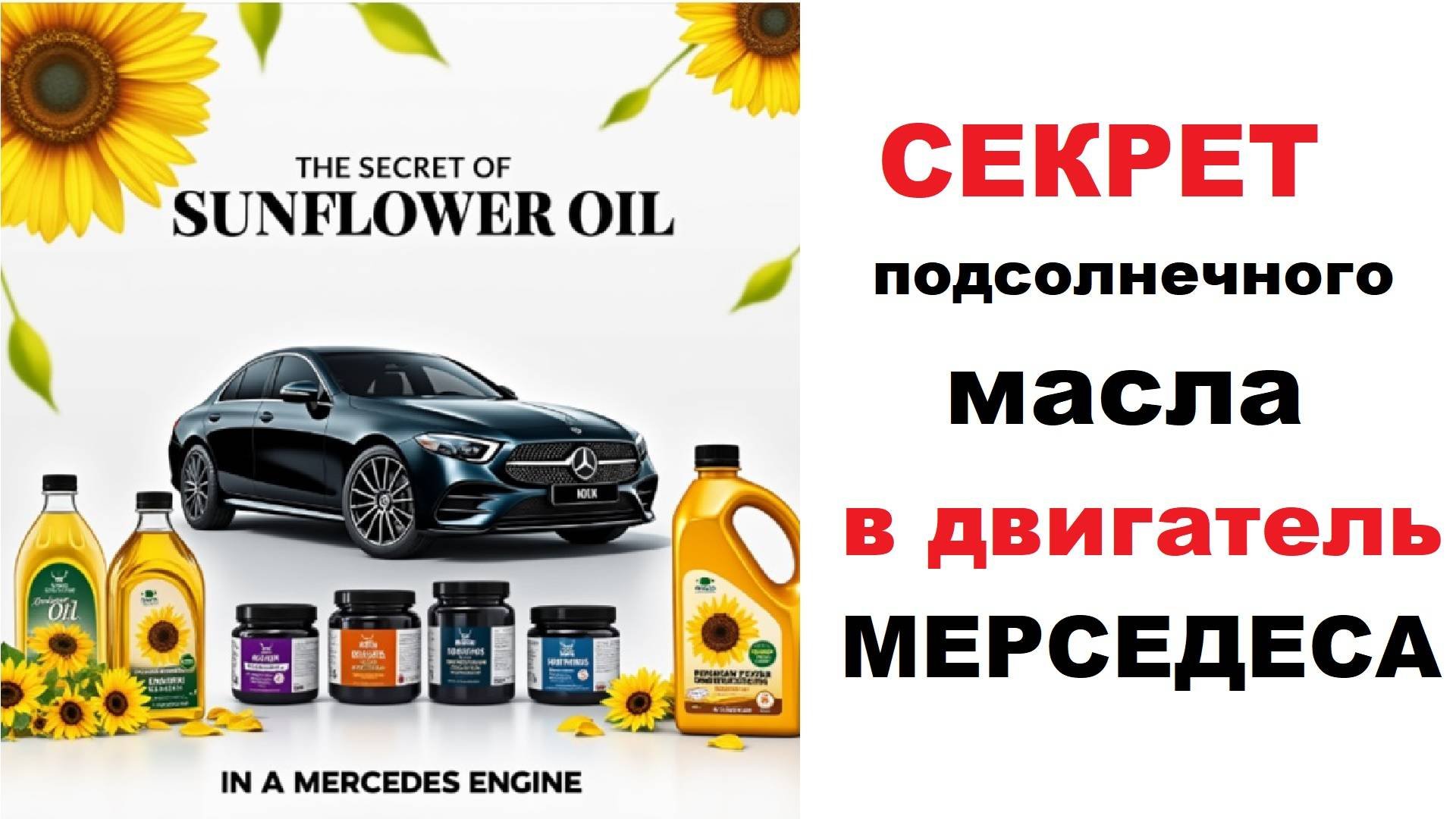 Подсолнечное масло, Давидыч, Мерседес или почему не заклинил двигатель.