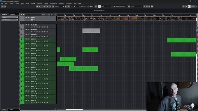 Две части окна аранжировки в Cubase (arranger Zones). Обзор от Ivankilar.
