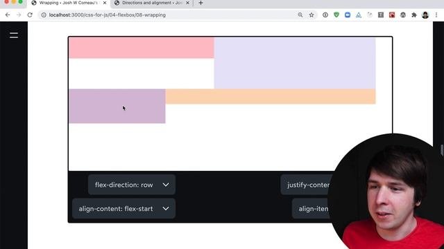 Wrapping Content Vs Items