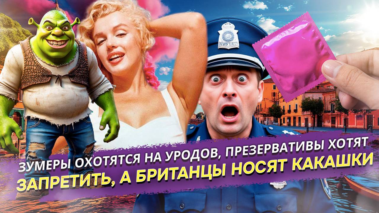 Шрекинг, запрет контрацептивов и золото из какашек: Куда катится этот мир?