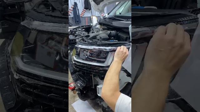 Оклейка зоны риска автомобиля.
#matrix # антигравийная плёнка