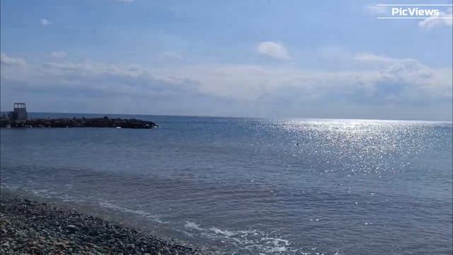 НЕБУГ Туапсинский район сегодня 22 сентября 2025.Обстановка на Центральном пляже сейчас, погода