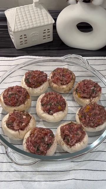 Фаршированные шампиньоны