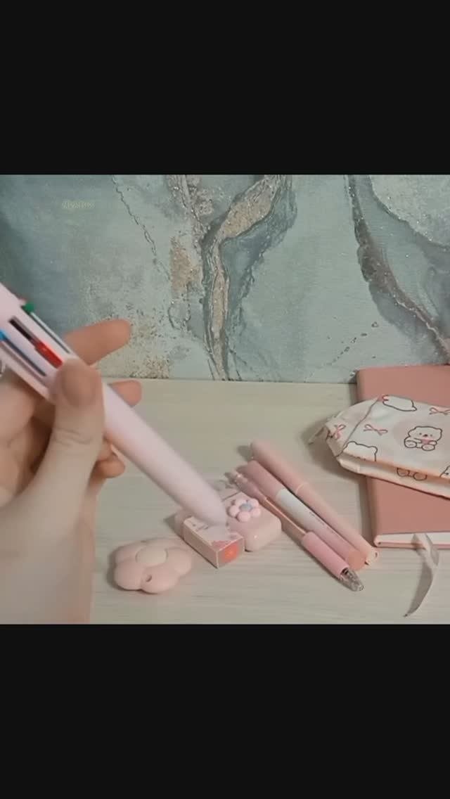 Распаковка канцелярии📚🌸