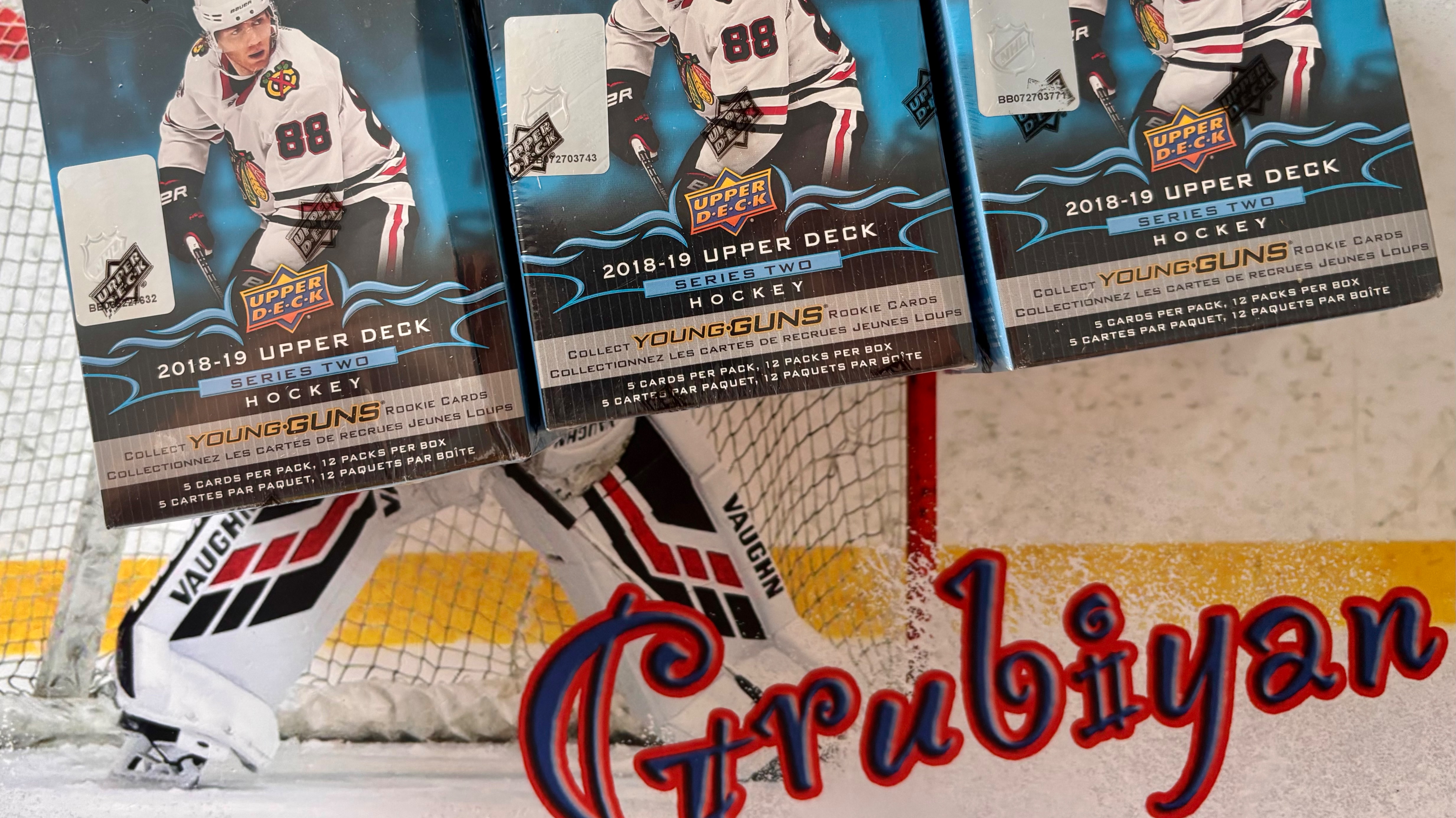 Бокс-Брейк 3 Blaster Box 2018/2019 Upper Deck Series 2 Hockey _Драфт