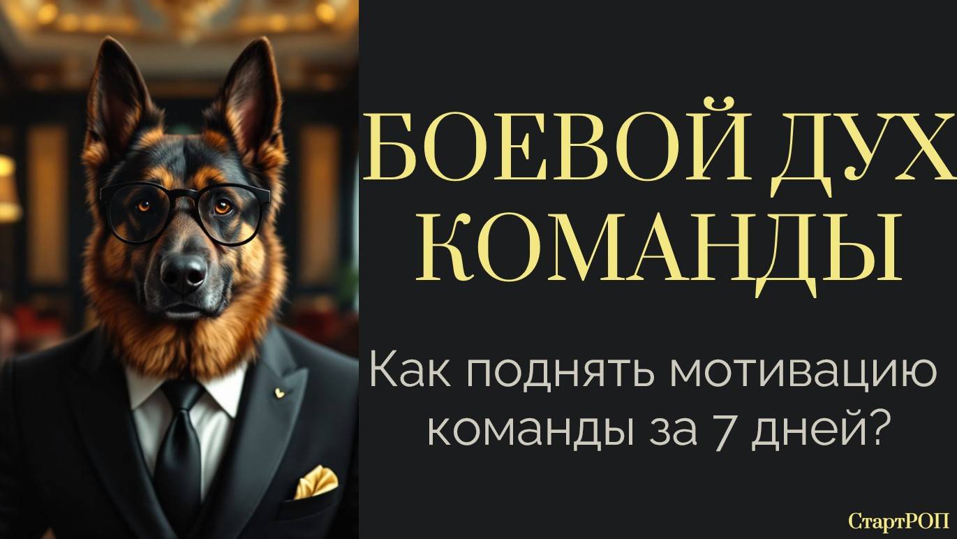 Как поднять командный дух за неделю