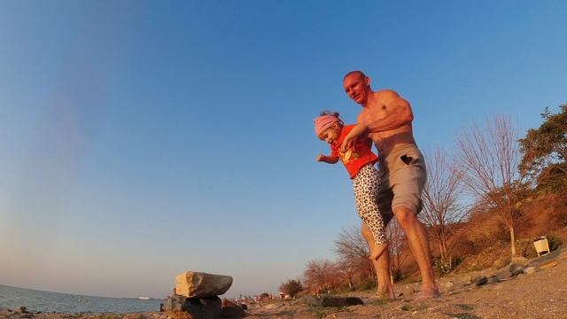 Тренировка у моря))