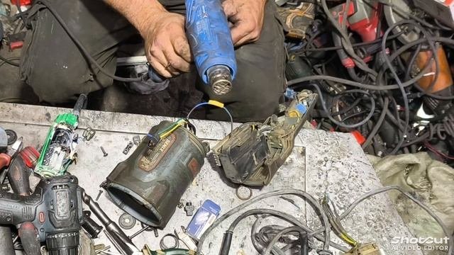 Бесщеточная УШМ 230 SENIX замена статора