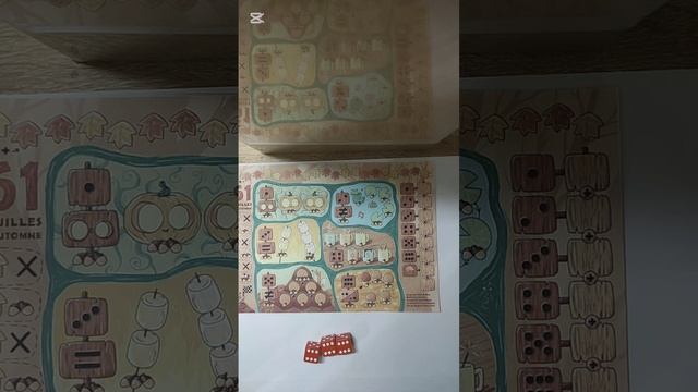 61 осенний лист - настольная игра от Тео, осенняя игра, правила и пробная соло партия