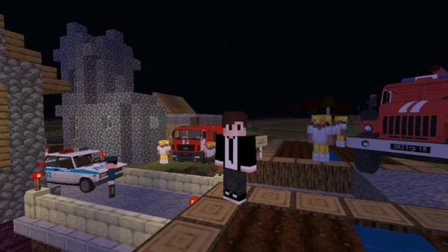 ПОСЕДСТВИЕ ЛАВЫ В ДЕРЕВНЕ В МАЙНКРАФТ Рикомпот | Minecraft