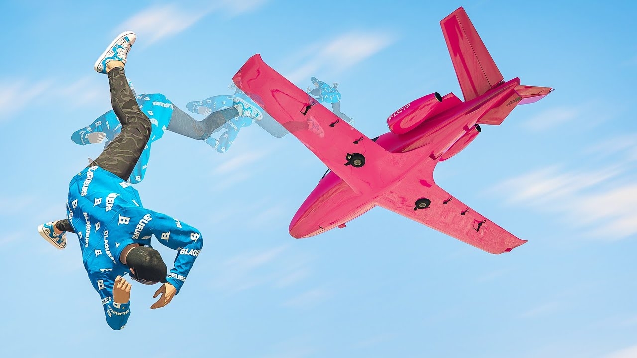 РПГ Vs САМОЛЕТ В GTA ONLINE!!!
