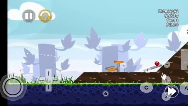 Angry Birds Trilogy WII Gameplay
