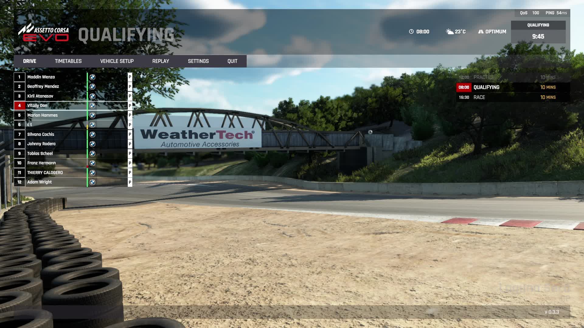 Assetto Corsa EVO. Невезение на гоночных уик-эндах.