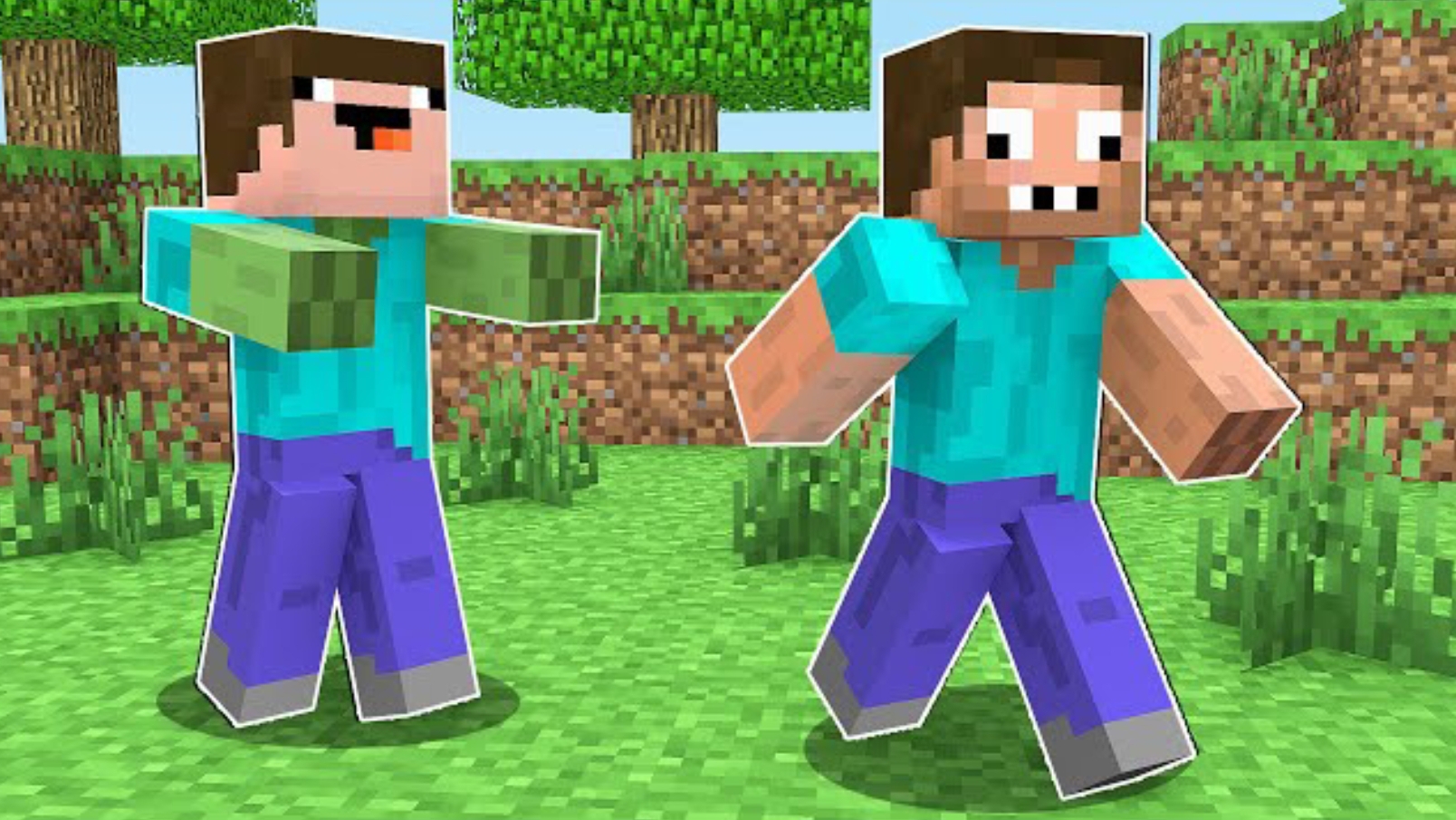 DakPlay НУБ ЗОМБИ ЗАТРОЛЛИЛ ПРО В МАЙНКРАФТ Minecraft (автор видео DakPlay)