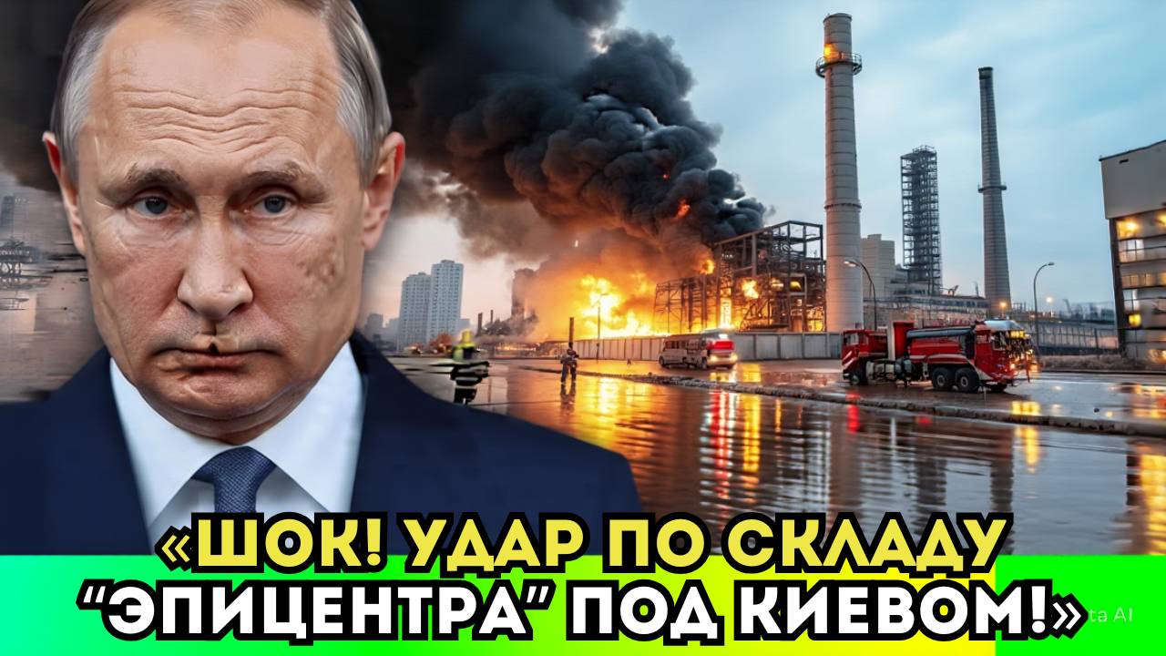 «Шок! Удар по складу “Эпицентра” под Киевом — последствия, которые могут перевернуть ВСЮ Украину!»
