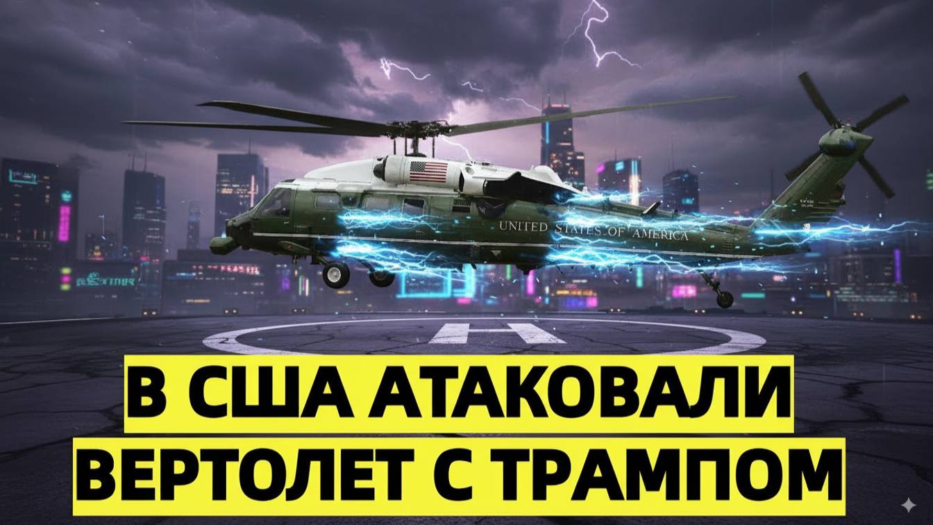 В США мужчина атаковал лазерной указкой вертолет с Трампом на борту
