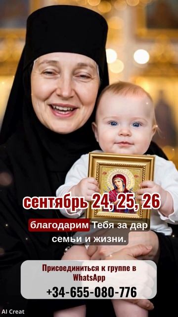 Сегодня — день молитвы Пресвятой Богородице за здоровье семьи.