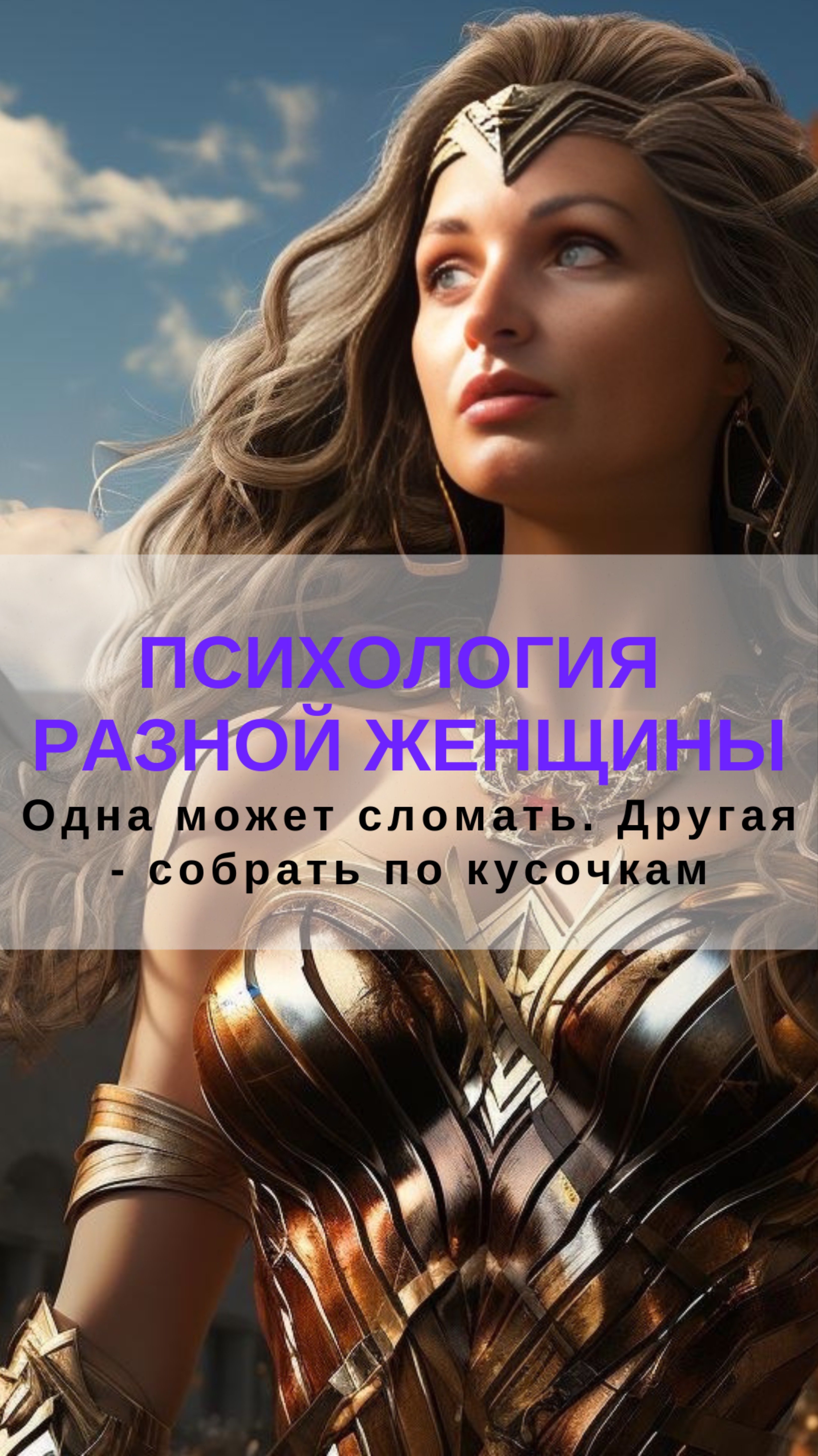 Одна может сломать. Другая - собрать по кусочкам. Психология разной женщины #женскаясила
