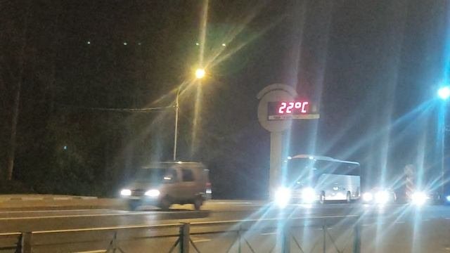 Теплынь пришла в Новосибирск  25 сентября! Фиксирую вечером +22 °C на трассе на Чуйский тракт 😊