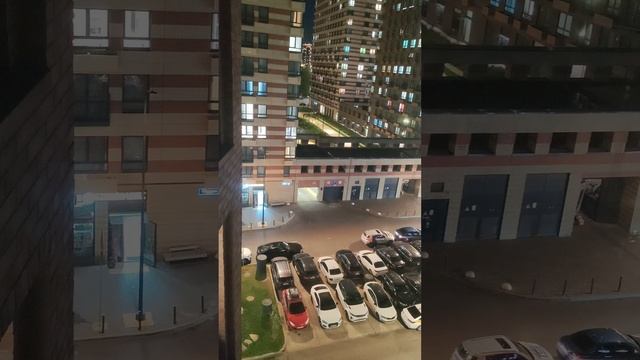 Наш район утром и ночью