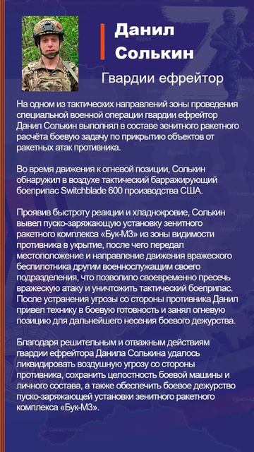 Данил Солькин Наградной лист Z