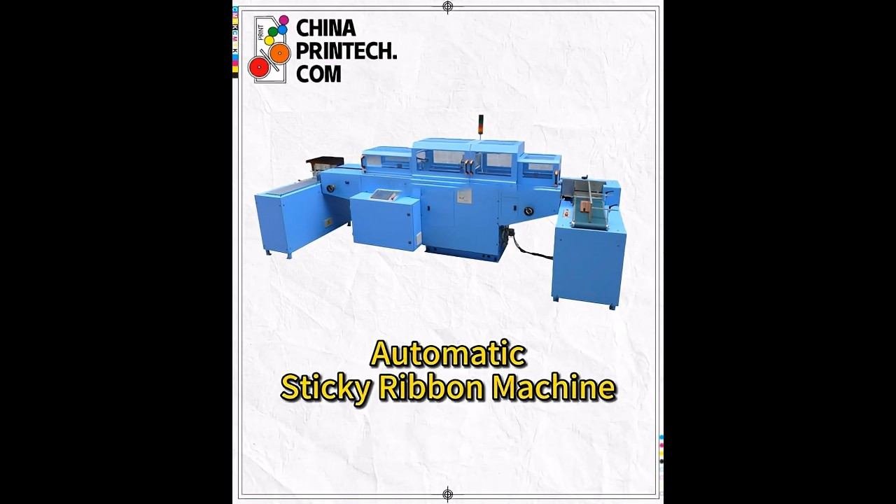 #CHINAPRINTECH Automatic Diary/Notebook Ribbon Inserting Machine