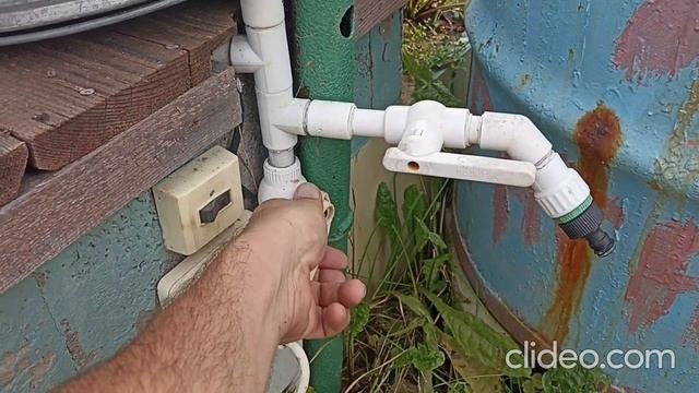 Обрезка Яблони и Сливы ветки в бочку  Сливаем водопровод Переводим водоснабжение Бани  на Зиму