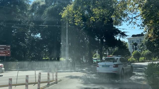 Ялта.Автовокзал. Въезд в город.Киевская, К.Маркса, Садовая до Кирова ул. 05.09.25.Крым.Crimea.Yalta
