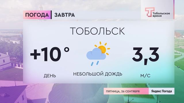 Прогноз погоды на 26 сентября