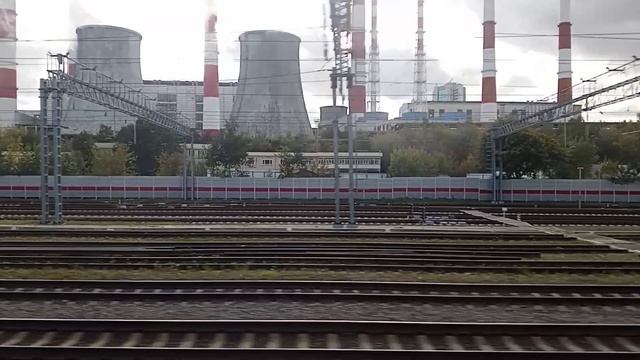 Москва. МЦК (Московское центральное кольцо). Прогулка на поезде.