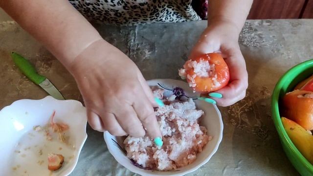 Фаршированный болгарский перец